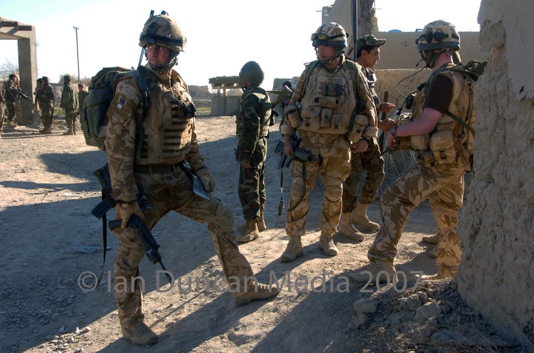 Christmas Day patrol in Musa Qala in 2007. Photo: Ian Duncan.