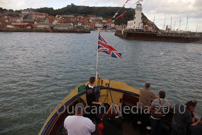 HOMEWARD BOUND... Regal Lady sails back into Scarborough harbour...