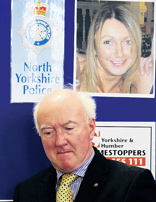 ANXIOUS... Peter Lawrence, the father of missing York woman Claudia Lawrence...