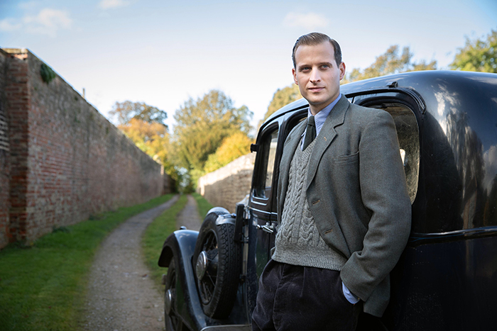 ON SET... James Herriot played by Nairn actor Nicholas Ralph... 