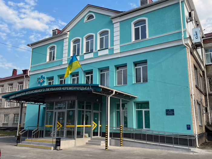 WAR FOOTING... Kremenchuk Hospital which has a "field hospital" the basement...