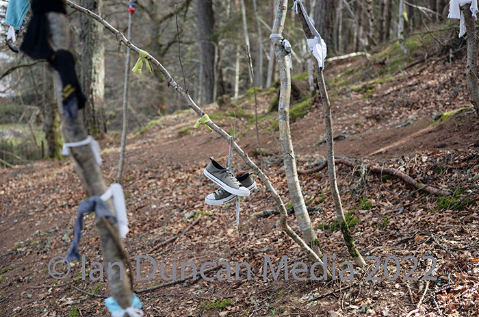 CLOOTS... The Clootie Well at Munlochy on the Black Isle in Ross-shire...