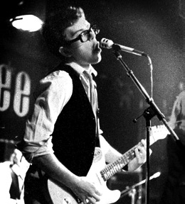 ON STAGE... Garry “Raggy” Lewis with the Stukas...