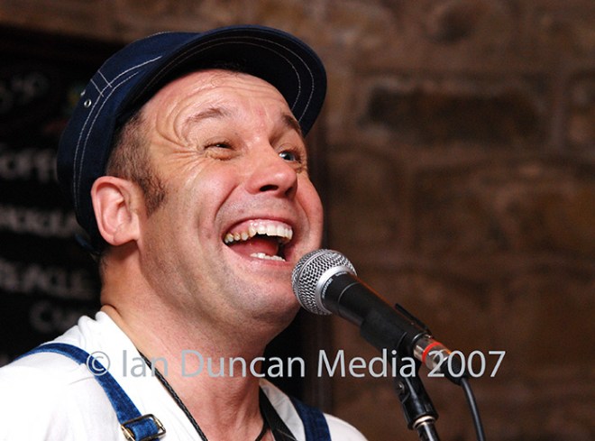 Martin Stephenson performing at the Falcon Festival in May 2007. Picture: Ian Duncan.