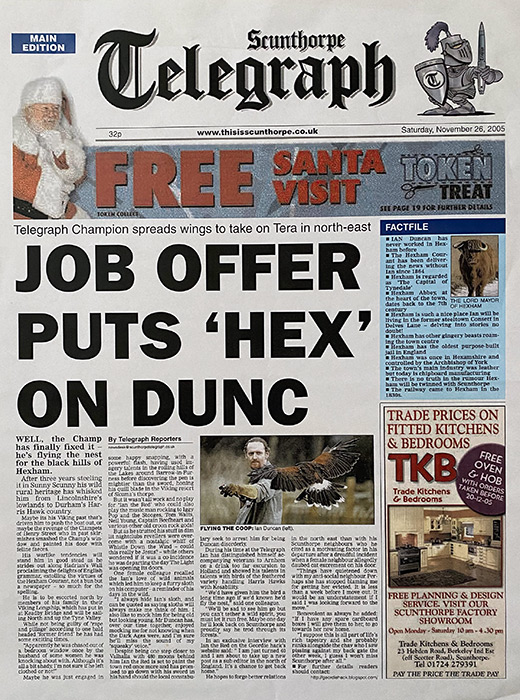 LEAVING PAGE... From when I left Scunthorpe in November 2005...