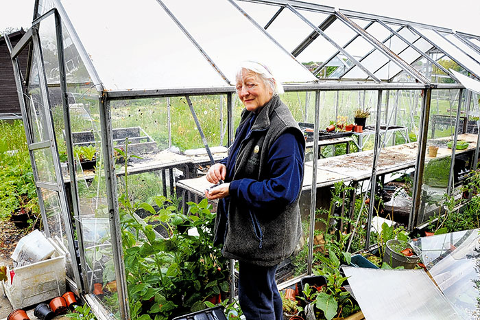 HEARTACHE... Yorkshire Coast College tutor Shirley Doyle fears the end of gardening courses at the college if vandal attacks persist...