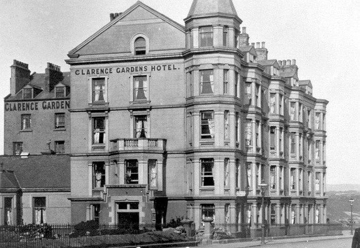HOTEL... The Clarence Gardens Hotel which is now known as the Clifton Hotel...