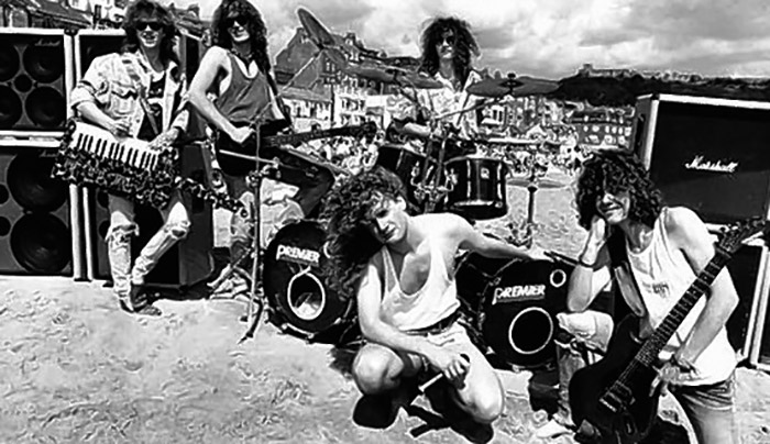 REUNION? The Little Angels playing on South Bay beach in 1988...