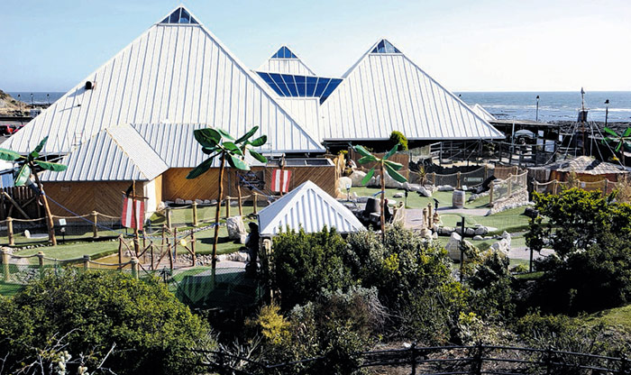 TARGET... The Sea Life Centre in Scarborough's North Bay...