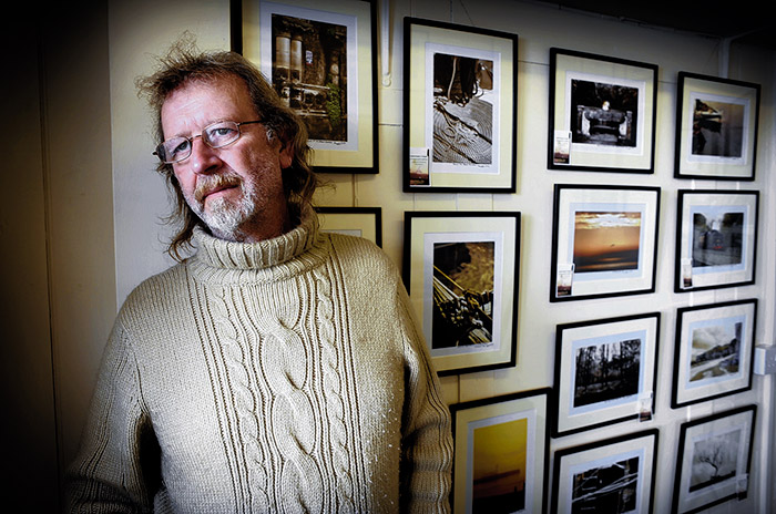 IN THE FRAME... Graham Rhodes in his Aakschipper images gallery...
