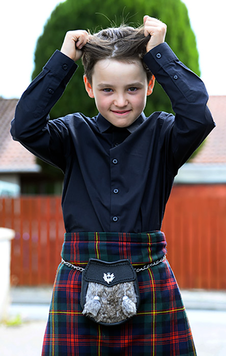 CHARITY FUNDRAISER... Sam MacLennan will raise money for Cancer Research UK...