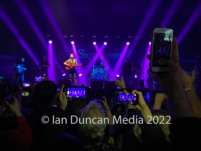 ON STAGE... Skipinnish at Bught Park in Inverness...