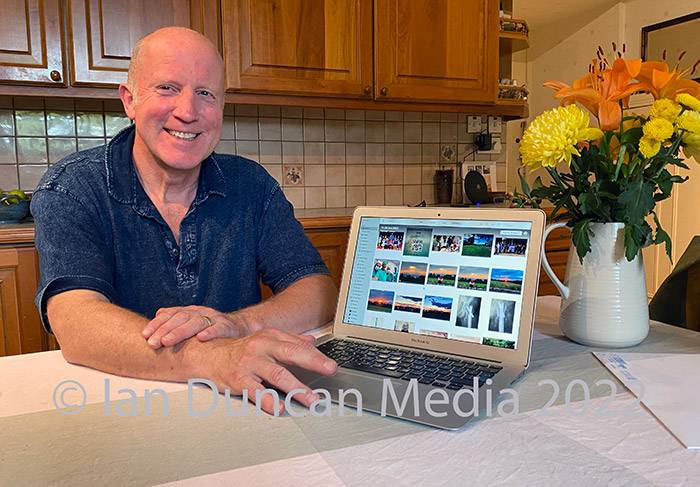 BACK HOME... Surgeon Andy Kent who is back in the Highlands after his trip to Ukraine...