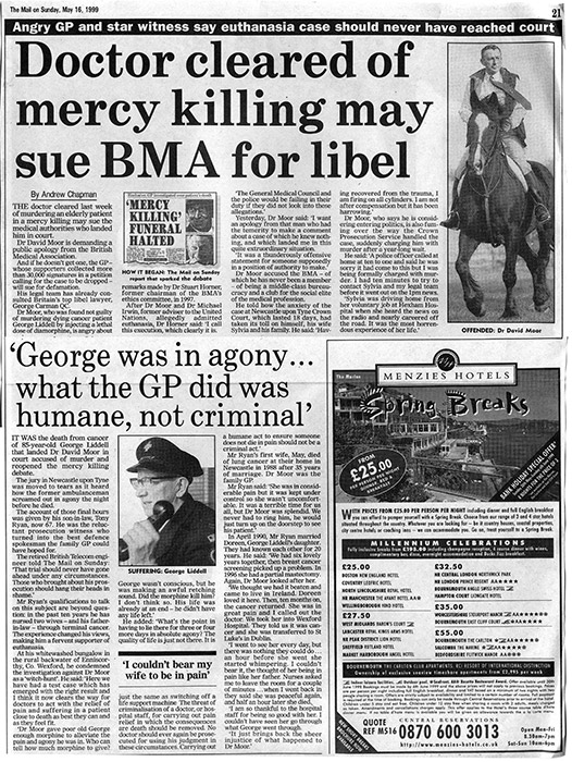 PUBLICATION... From the Mail on Sunday on Sunday, May 16, 1999...