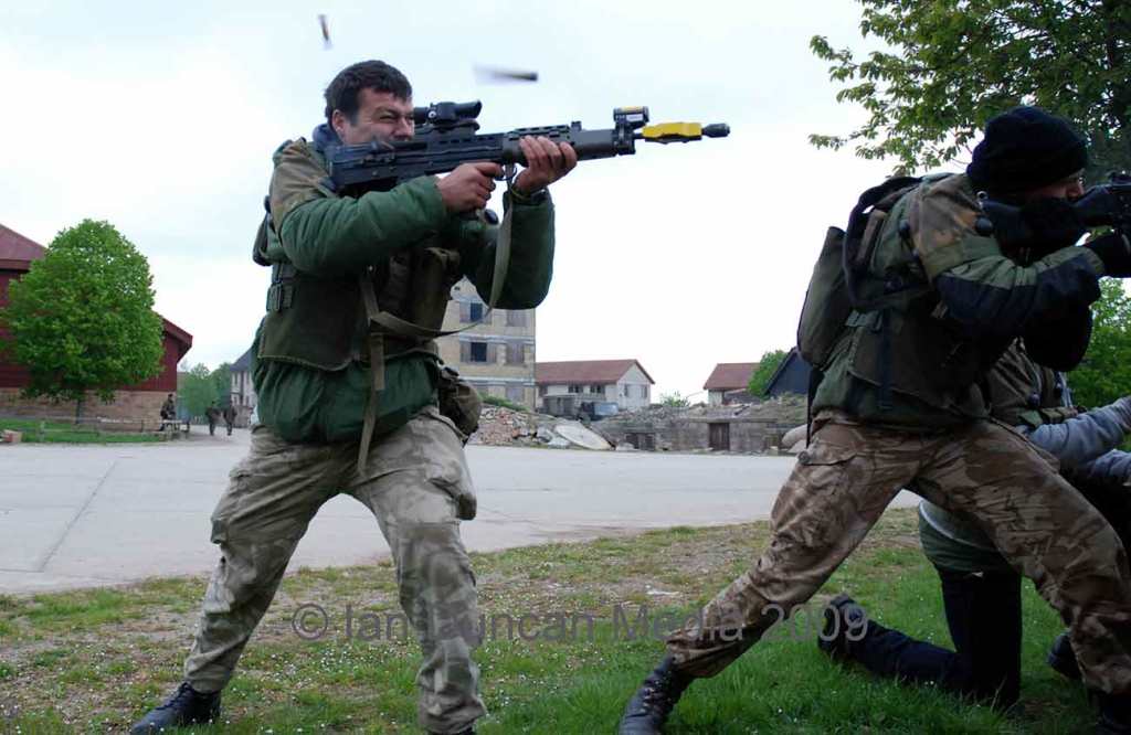 DEFENDING FORCES... Cophill Down on Salisbury Plain in Wiltshire...