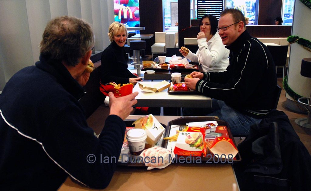 BREAKFAST... McDonald's in Kyiv...