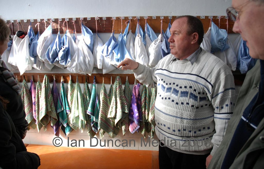 REHAB… Alexander Bonder who runs the rehabilitation centre in Sadovoye in the Crimean peninsula, Ukraine…