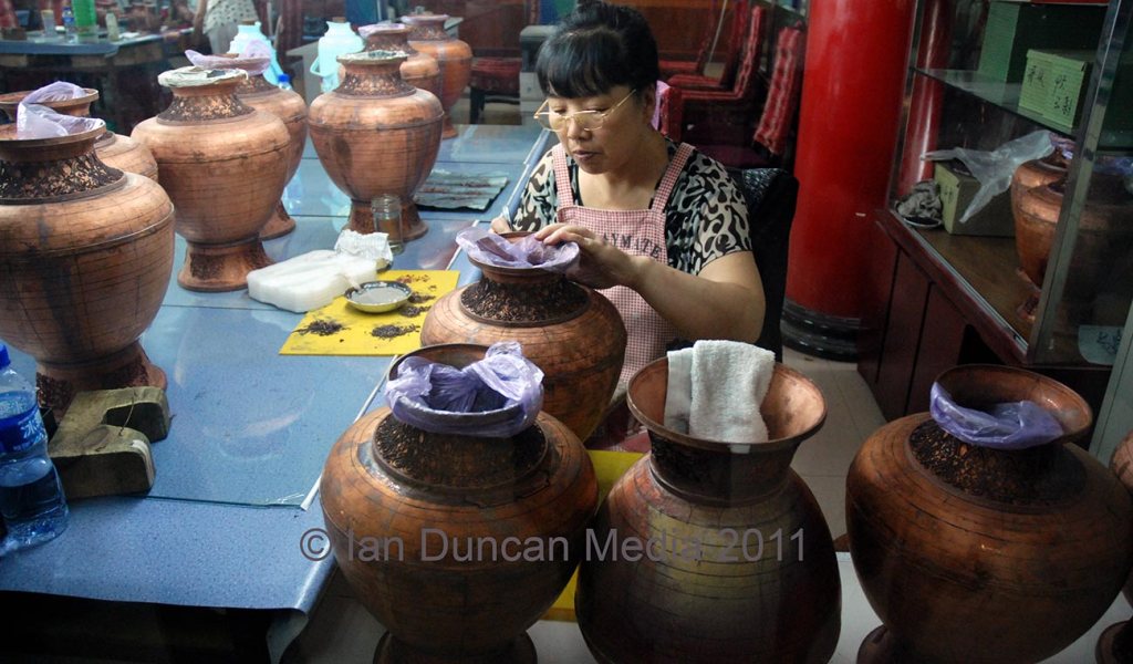 ENAMEL FACTORY… Starting with copper pots near Beijing in China…