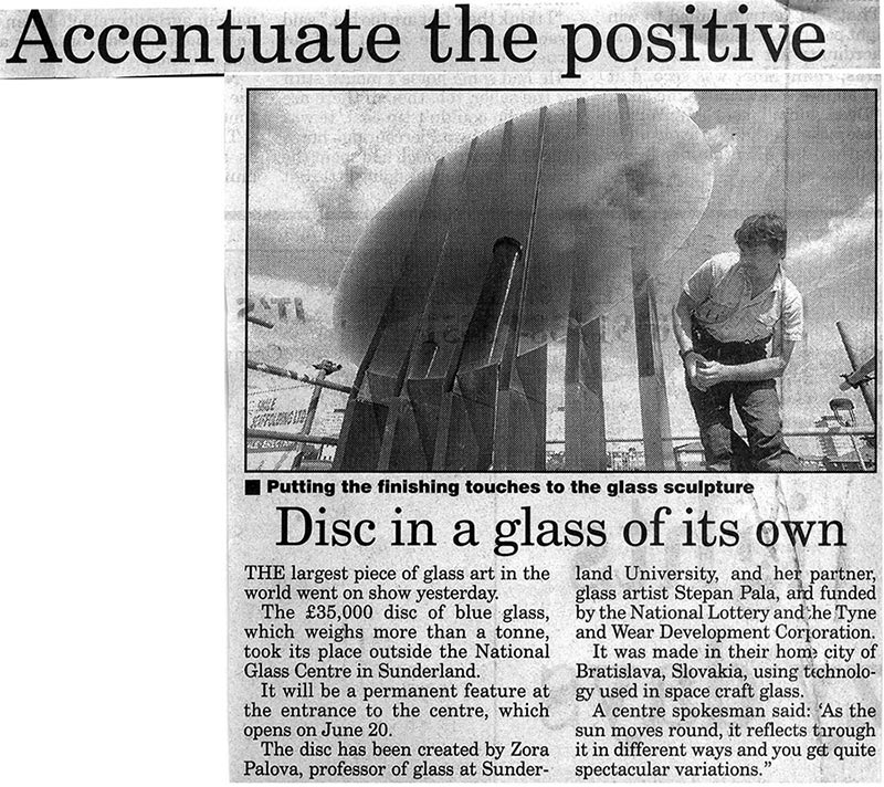 PUBLICATION... The picture which was used in The Northern Echo on Friday, June 5, 1998...
