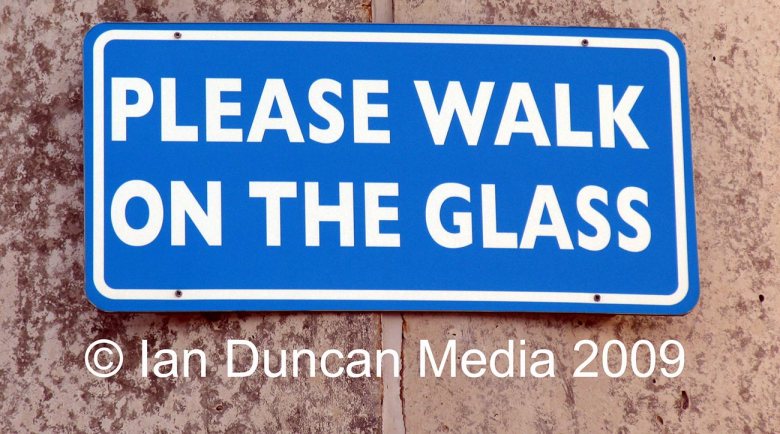 INVITATION... To walk on the glass roof at the centre in Sunderland...