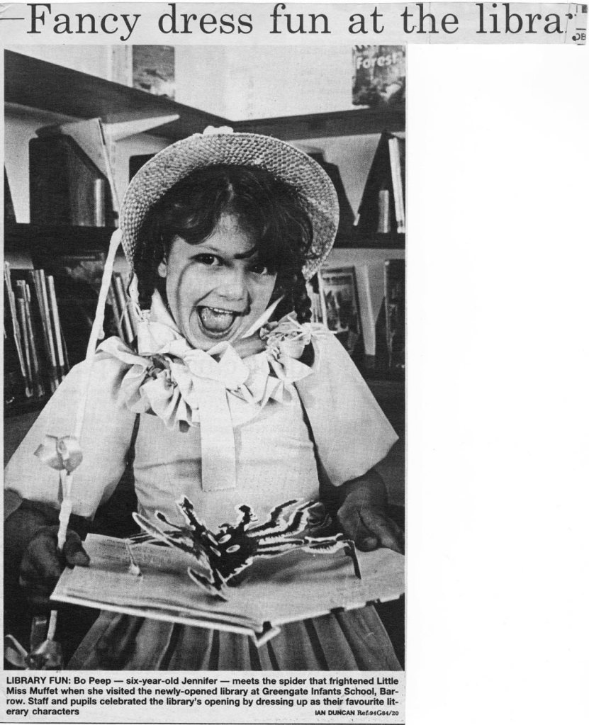 As the photo appeared in the North West Evening Mail on July 8, 1994...