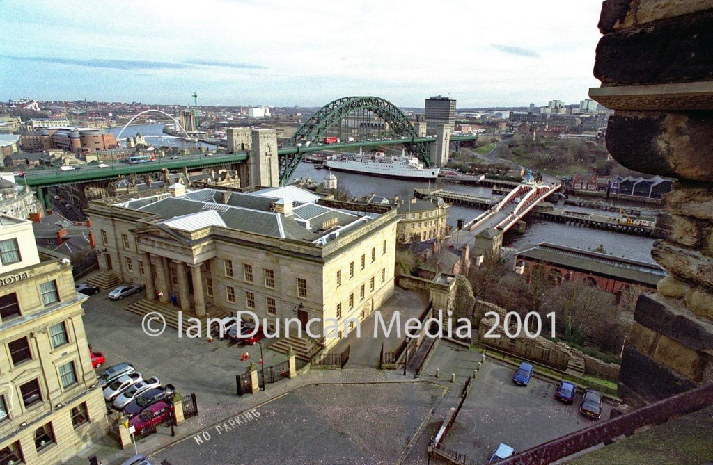 TYNE BRIDGE... As viewed from the Newcastle Keep...