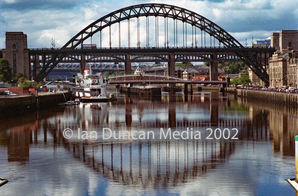 REFLECTIONS... The Tyne Bridge in Newcastle... 