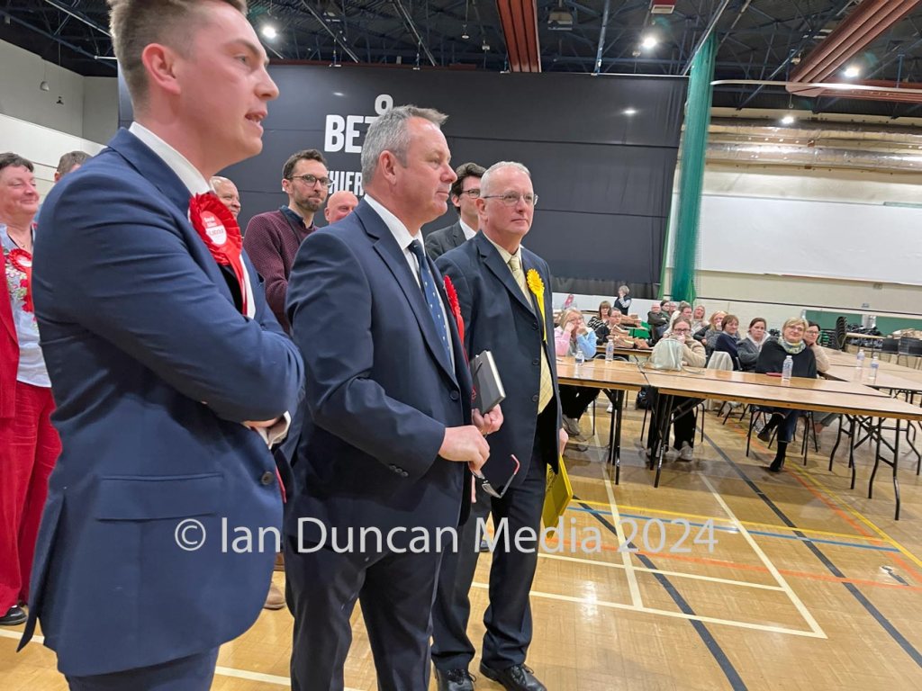VICTORY... David Allen as the official announcement makes him the first Labour PFCC for Cumbria...