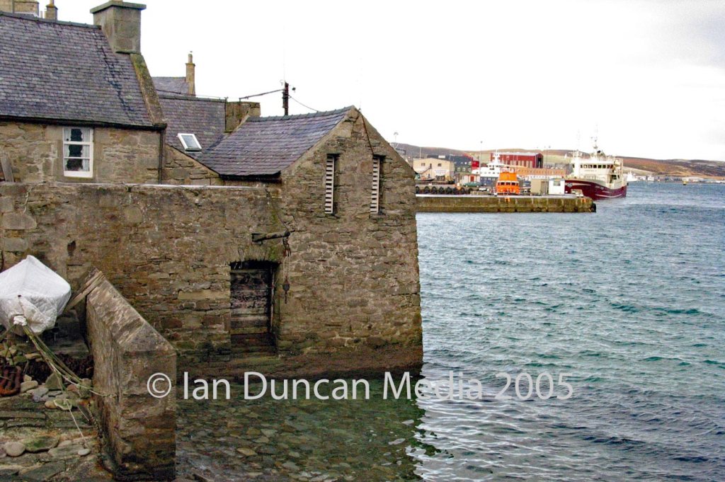 JIMMY PEREZ'S HOUSE... The location used for the home of the lead character in the early BBC series of Shetland in Lerwick...