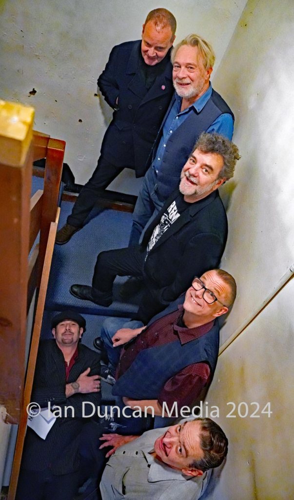 BACKSTAGE... The Men They Couldn't Hang prior to the Kendal gig... Photo: Ian Duncan.