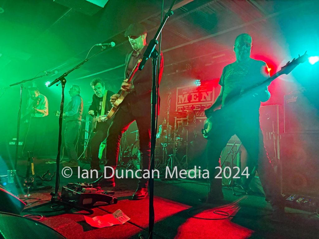 THE MEN THEY COULDN'T HANG... On stage at Brewery Arts in Kendal... Photo: Ian Duncan.