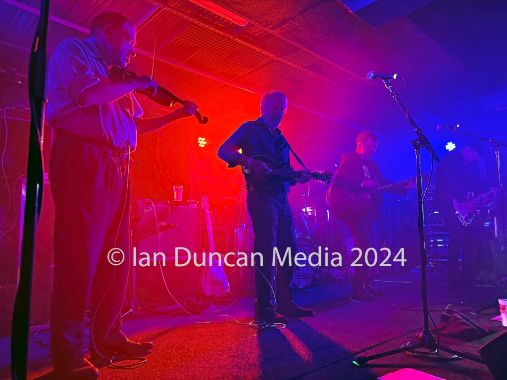 40th ANNIVERSARY TOUR... The Men They Couldn't Hang on stage in Kendal... Photo: Ian Duncan.