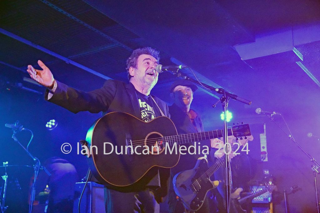 THE MEN THEY COULDN'T HANG... Philip Swill Odgers on stage in Kendal... Photo: Ian Duncan.