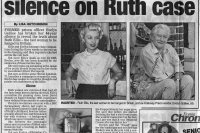 LAST WOMAN TO BE HANGED IN BRITAIN... The cutting from the Evening Chronicle, dated Monday, November 29, 1999, featuring the story of Evelyn Galilee who was the warder at HMP Holloway when Ruth Ellis was imprisoned before her hanging...