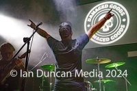 COVER SHOT... Damaged Goods performing at The Brickyard in 2024...