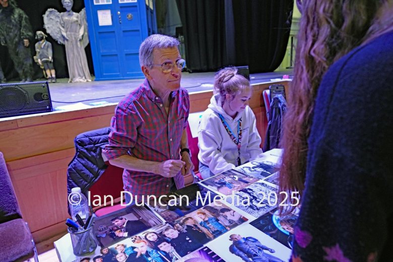SCI-FI SCARBOROUGH… At Scarborough Spa in Scarborough in North Yorkshire… Actor Christopher Ryan from the Young Ones and Doctor Who…