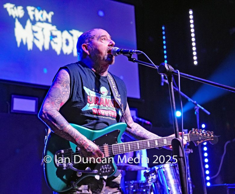 Pychobilly pioneers The Meteors perform at The Brickyard in Carlisle in Cumbria...
