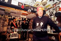 LAUREL AND HARDY MUSEUM... Owner Bill Cubin in Ulverston the town where Stan Laurel was born...