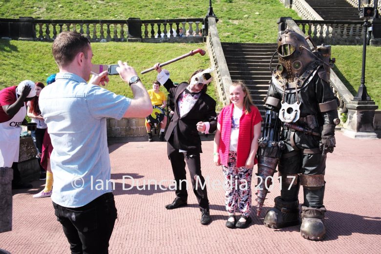 SCI-FI SCARBOROUGH… At Scarborough Spa in Scarborough in North Yorkshire… Cosplay participants…
