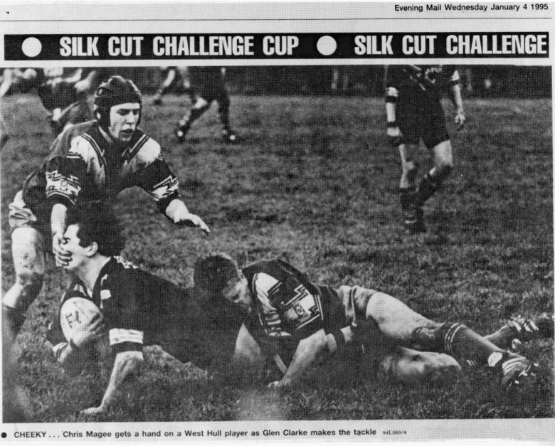 Cutting from the North West Evening mail on January 4, 1995.