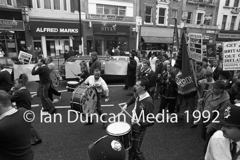 PROTEST... March to commemorate the 20th anniversary of Bloody Sunday in London...