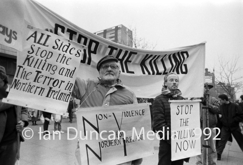 PROTEST... March to commemorate the 20th anniversary of Bloody Sunday in London...