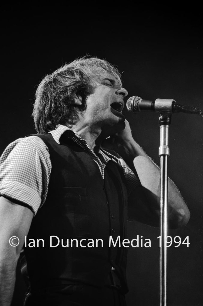 HEADLINER... David Lee Roth at Newcastle City Hall in 1994...