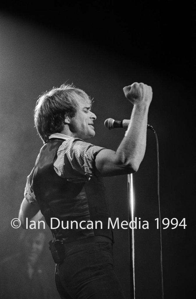 HEADLINER... David Lee Roth at Newcastle City Hall in 1994...