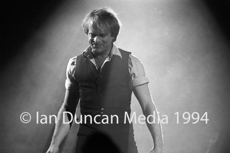 HEADLINER... David Lee Roth at Newcastle City Hall in 1994...