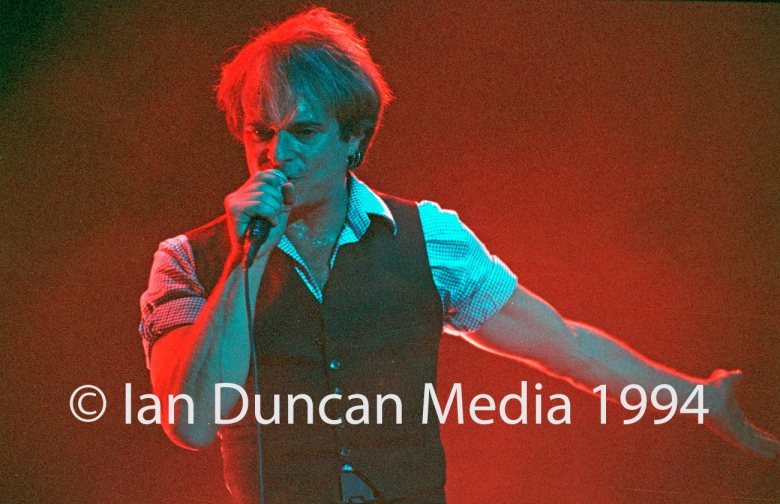 HEADLINER... David Lee Roth at Newcastle City Hall in 1994...