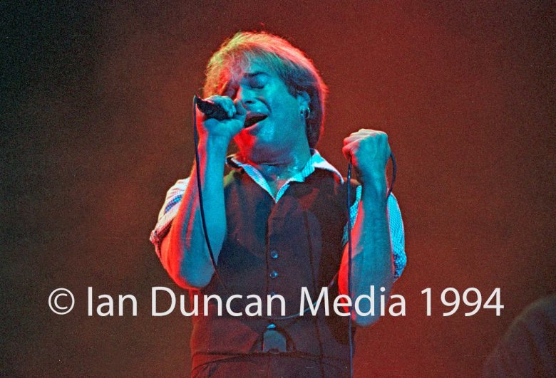 HEADLINER... David Lee Roth at Newcastle City Hall in 1994...