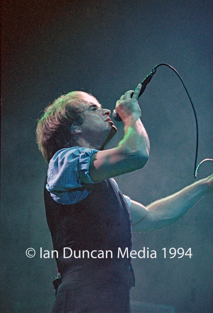 HEADLINER... David Lee Roth at Newcastle City Hall in 1994...