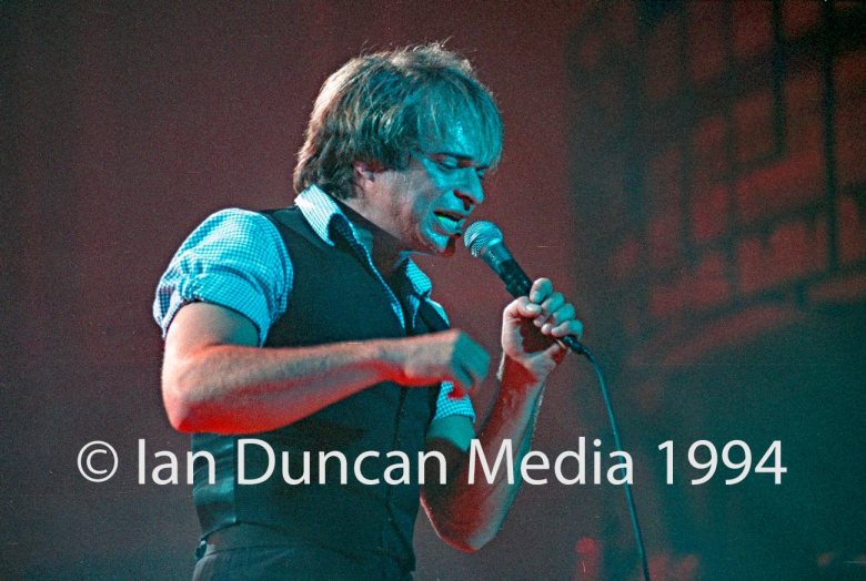 HEADLINER... David Lee Roth at Newcastle City Hall in 1994...