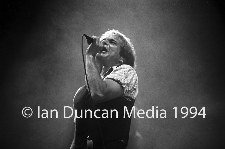 HEADLINER... David Lee Roth at Newcastle City Hall in 1994...